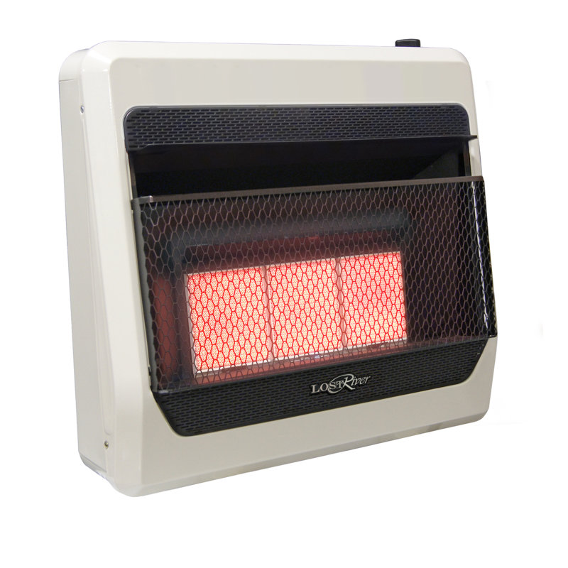 Lost River Dual Fuel Ventless Radiant Plaque Space Heater Natural Gas and Propane